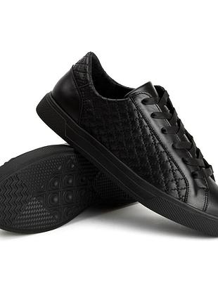 Чоловічі кросівки kindzer lux 2220 чорні