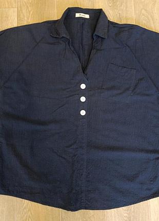 Блуза рубашка большого размера cotton