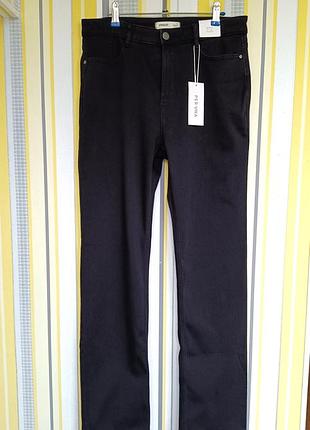 Брюки р.12 (р.40 евро) marks &amp; spencer джинсы черные стрейч скинни женские новые