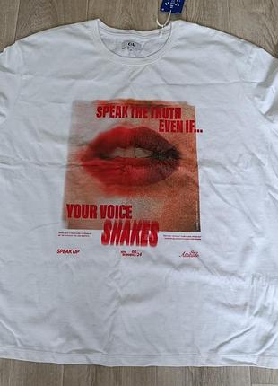 Футболка великого розміру xl c&a