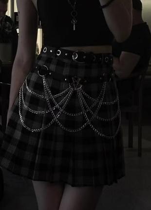 Юбка в клетку