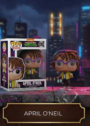 Черепашки ниндзя фигурки ейприл april o'neil фанко поп funko  игрушка виниловая tmnt ninja turtles 10см №1392