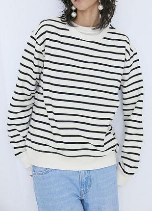 Светр в смужку m&s 💯 шерсть