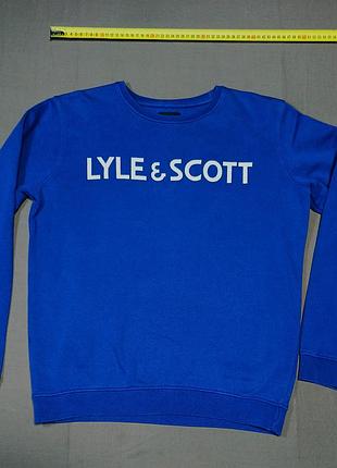 Плечі 45 см mc lyle &scott junior size 14/15 years синій світшот 80% cotton 20% polyester