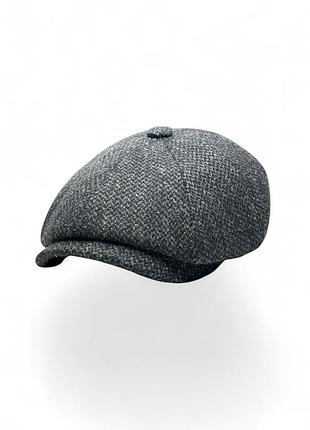 Кепка восьмиклинка oxford silver wool fw’26