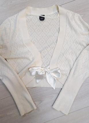 Болеро-кардиган esprit с бантиком