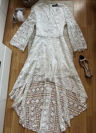 Сукня нарядна, вечірня, весільна кружево