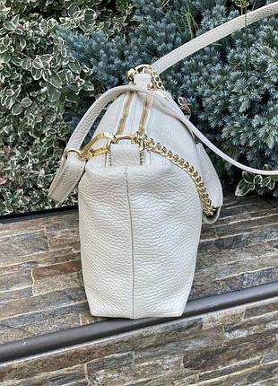 Італія стильна шкіряна жіноча сумка натуральна шкіра