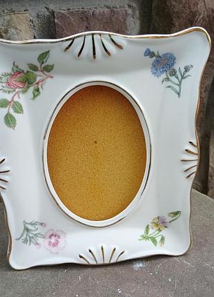 Фарфорова рпмка для фото aynsley.