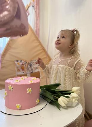 Сукня дитяча 90 см на лляній підкладці