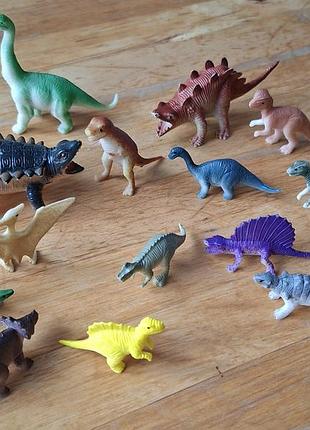 Набор фигурок динозавров, игрушки динозавры 15шт