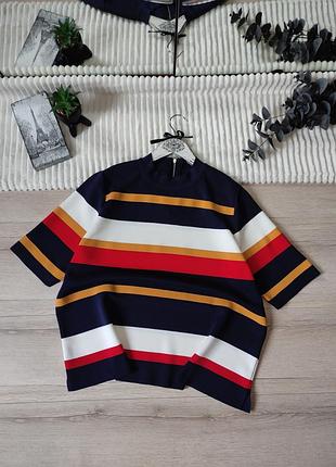 Джемпер в смужку m&amp;s p xl-xxl