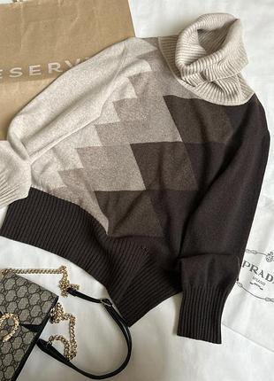 Светер джемпер шерсть кашемир luisa spagnoli.