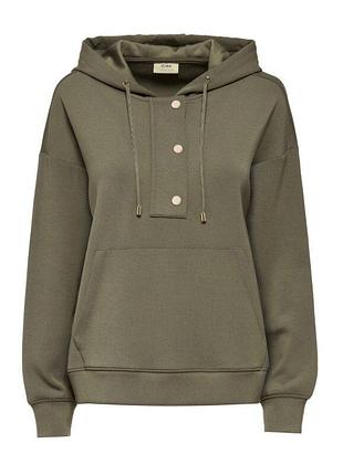 Італійський світшот вільного крою з капюшоном