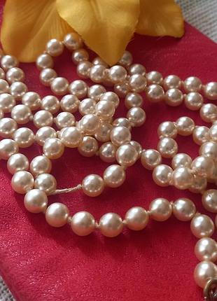 Длинное, винтажное ожерелье. англия.