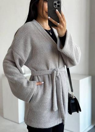 Теплий стильний жіночий кардиган