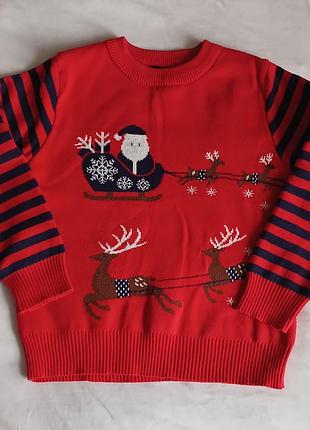 Светр новорічний, кофта  110р.