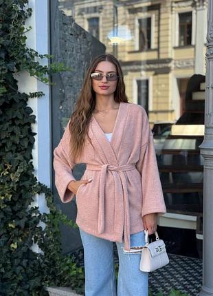 Теплый стильный женский кардиган
