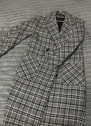 Осеннее пальто под пояс, размер s