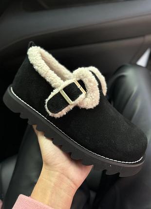 Автоледі жіночі теплі черевики натуральні замша