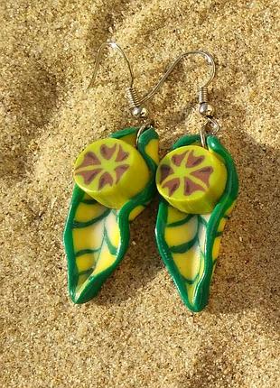 Сережкі "бананчік"