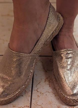 Слипоны мокасины р.37(24 см) 🔥 акция