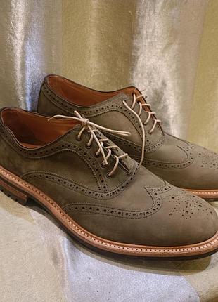 Мужские замшевые туфли -броги бренда lytwyche