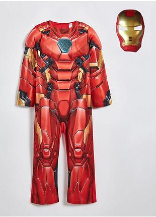 Карнавальный маскарадный костюм косплей железный человек ironman marvel cosplay halloween хэллоуин новогодний george 5-6 лет