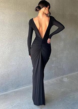 Сукня платье в пол спина открыта