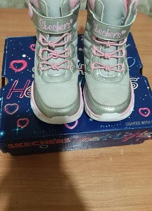 Сапоги для девочки skechers