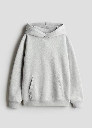 Теплая худи из трикотажа на флисе h&amp;m для парня