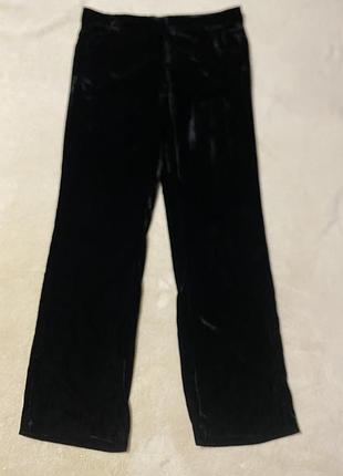 Оксамитові  брюки zara прямого силуету