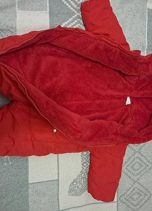 Детский зимний комбинезон, в красивом состоянии размер 74