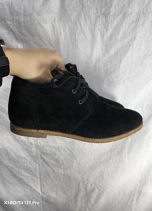 Ботинки осенние весенние замша