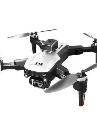 Квадрокоптер с камерой ls s2s 8k max hd мини дрон с видеокамерой, для новичков и детей, для аэрозийомки + 3aa для пульта управления