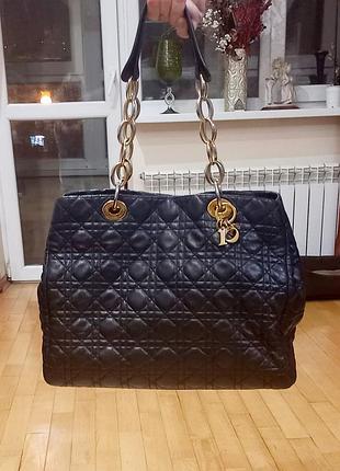 Сумка dior lady dior soft shopping оригінал!