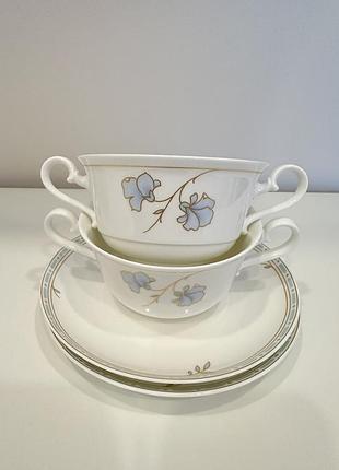 Бульонницы flora azzurra від villeroy & boch