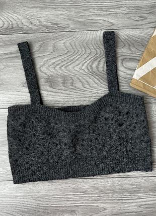 Топ zara вʼязаний