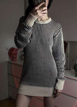 Вʼязана сукня туніка