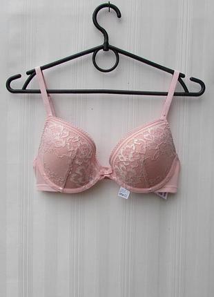 Кружевной бюстгальтер уплотненная чашка 70c