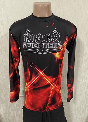 Naga fighter мужская компрессионная термо кофта для единоборств mma