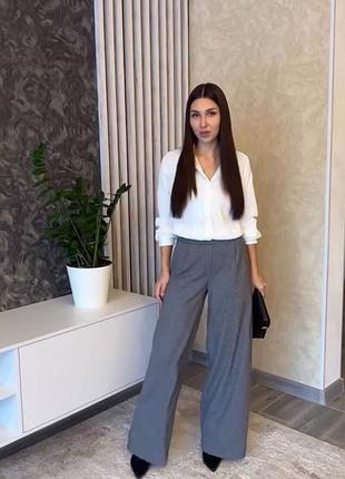 Брюки палаццо кашемір