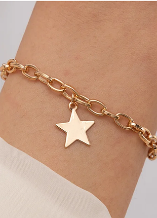 Браслет с звездой docona