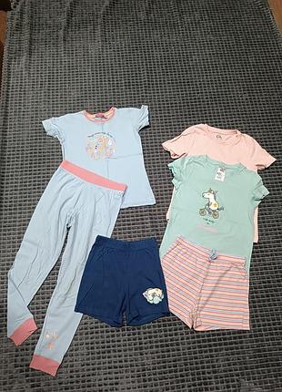 Подписка пижама домашней одежды для девочки 6 единиц набор