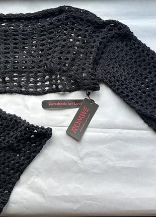Рукава сітка romwe вʼязані м-л