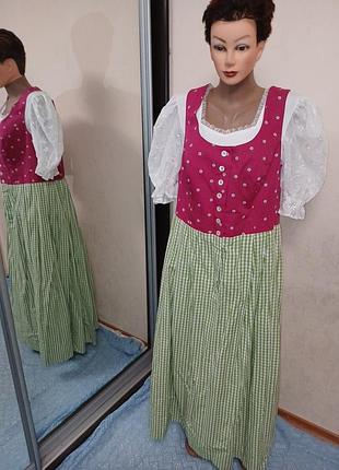 Платье,сарафан женский баварский винтажный, хлопковый.