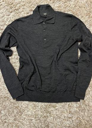 Кофто uniqlo  100% шерсть