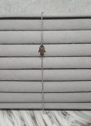 Браслет stainless steel мед сталь 16см