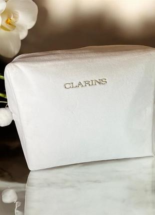 Clarins косметичка плюшева