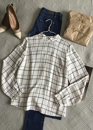 Красивая стильная блуза свободного кроя в размере 12